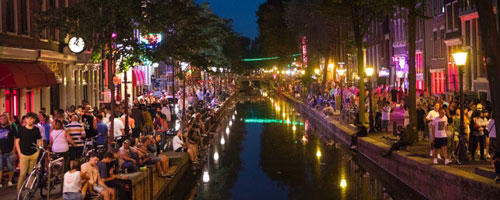 Party time in Amsterdam, The Netherlands