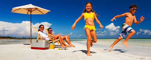 Enjoy family vacation at the beaches of Florida