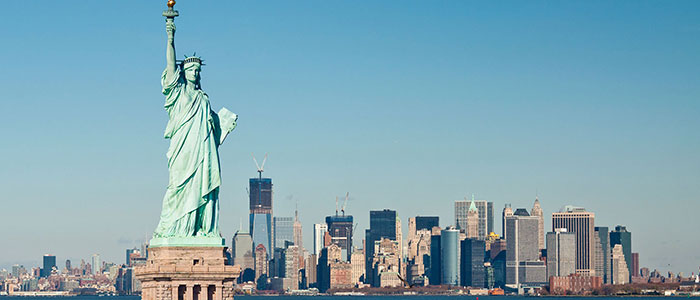 Visit the famous Statue of Liberty on vacation to New York City