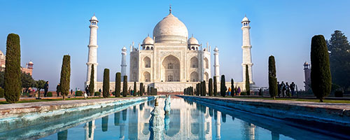 Visit the majestic Taj Mahal on your custom tour of India