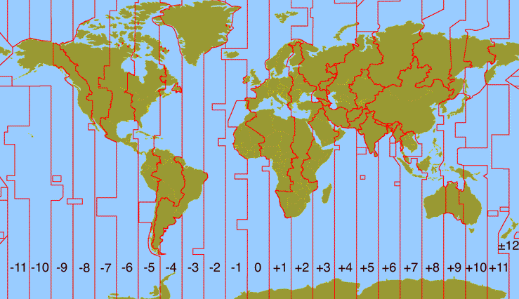 Time Zones of the World for Vacation Travel Time zones of the world for your vacation travel planning